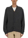 Ps By Paul Smith Ps Paul Smith Relaxed Fit Merino Wool Cardigan In Gray