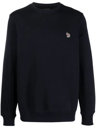 Ps By Paul Smith Ps Paul Smith Sweatshirt With Application In Blue