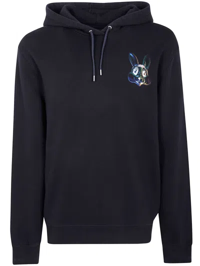 Ps By Paul Smith Ps Paul Smith Sweatshirt With Bunny Print In Black