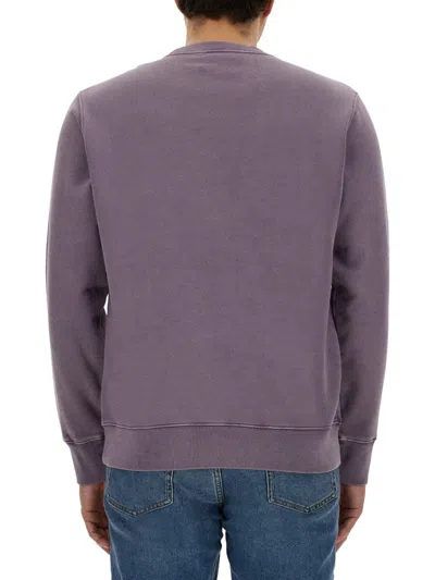 Ps By Paul Smith Ps Paul Smith Sweatshirt With Bunny Print In Purple