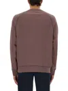 Ps By Paul Smith Ps Paul Smith Relaxed-fit Sweatshirt With Subtle Embroidery And Textured Finish