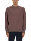 Ps By Paul Smith Ps Paul Smith Sweatshirt With Embroidery Ps Happy In Purple