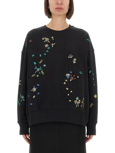 Ps By Paul Smith Ps Paul Smith Sweatshirt With "floral" Embroidery