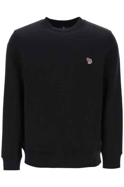 Ps By Paul Smith Ps Paul Smith Sweatshirt With Zebra Embroidery In Blue