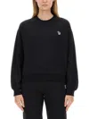 Ps By Paul Smith Ps Paul Smith Sweatshirt With Zebra Patch In Black