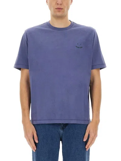 Ps By Paul Smith Ps Paul Smith Happy T-shirt In Blue