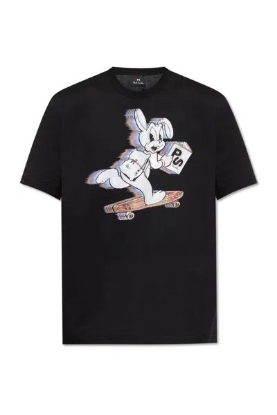 PS BY PAUL SMITH PS PAUL SMITH T-SHIRT WITH COLORFUL PRINT