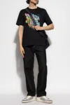 Ps By Paul Smith Ps Paul Smith T-shirt With Colorful Print In Black