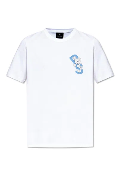 PS BY PAUL SMITH PS PAUL SMITH T-SHIRT WITH COLORFUL PRINT