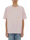 Ps By Paul Smith Ps Paul Smith T-shirt With Embroidery Ps Happy In Pink