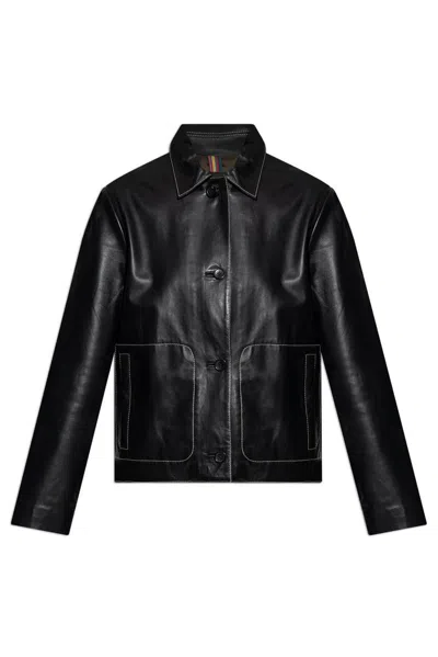 Ps By Paul Smith Ps Paul Smith Tailored Button In Black