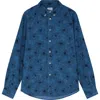 Ps By Paul Smith Ps Paul Smith Tailored Fit Floral Organic Cotton Button-down Shirt In Blue