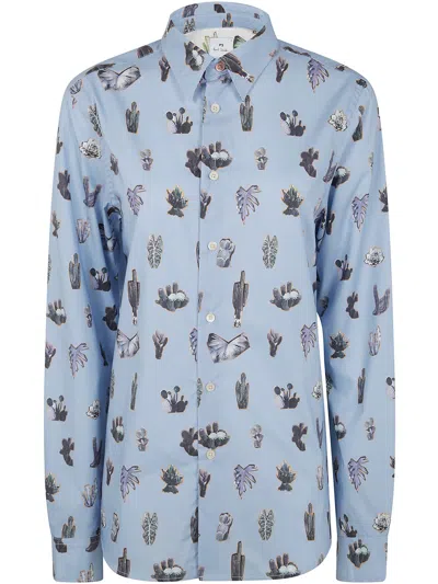 Ps By Paul Smith Ps Paul Smith Tailored Fit Shirt In Light Blue