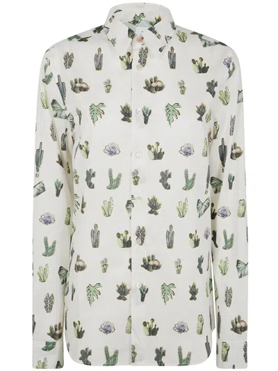 Ps By Paul Smith Ps Paul Smith Tailored Fit Shirt In Ice White