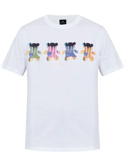 Ps By Paul Smith Ps Paul Smith Teddy T-shirt In White