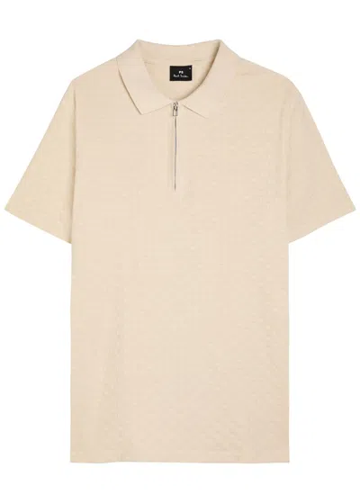 Ps By Paul Smith Ps Paul Smith Textured Cotton Polo Shirt In Pink