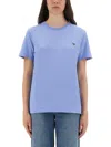 Ps By Paul Smith Ps Paul Smith Tshirt With Logo Patch In Blue