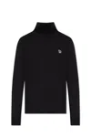 PS BY PAUL SMITH PS PAUL SMITH TURTLENECK SWEATER WITH PATCH