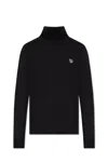 Ps By Paul Smith "zebra" T-shirt In Black