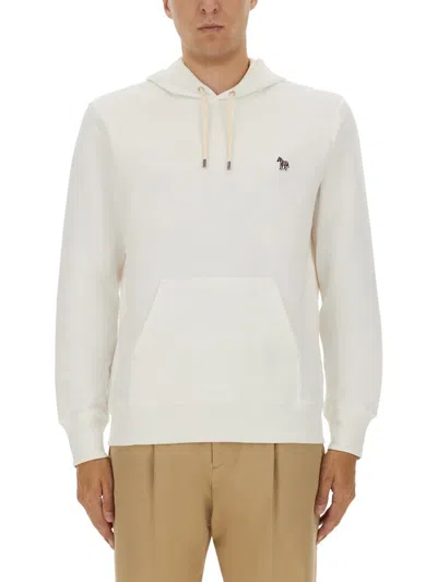 Ps By Paul Smith Ps Paul Smith White Organic Cotton Sweatshirts In Multi