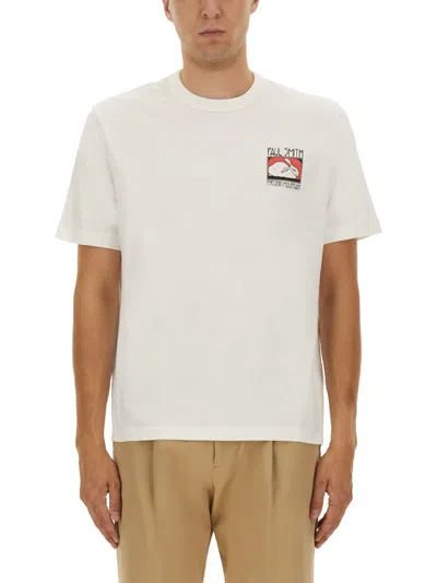 PS BY PAUL SMITH PS PAUL SMITH WHITE ORGANIC COTTON T-SHIRTS