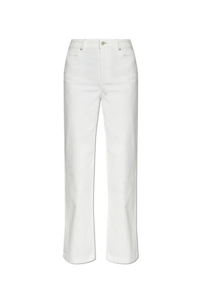 Ps By Paul Smith Ps Paul Smith Wide Leg Jeans In White