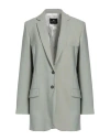 Ps By Paul Smith Ps Paul Smith Woman Blazer Sage Green Size 8 Wool In Sage Green