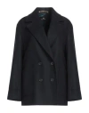 Ps By Paul Smith Ps Paul Smith Woman Coat Midnight Blue Size 6 Wool, Polyamide, Cashmere