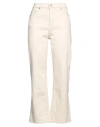 Ps By Paul Smith Ps Paul Smith Woman Jeans Beige Size 30 Cotton, Elastane