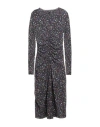 Ps By Paul Smith Ps Paul Smith Woman Midi Dress Black Size M Polyamide, Elastane In Black