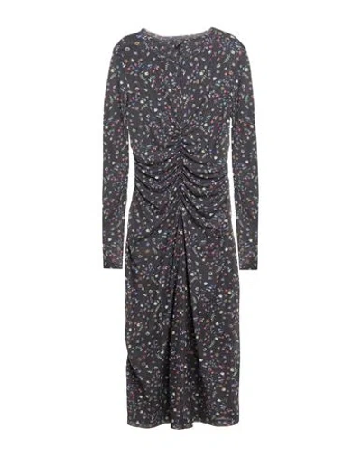 Ps By Paul Smith Ps Paul Smith Woman Midi Dress Black Size M Polyamide, Elastane
