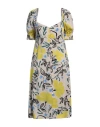 Ps By Paul Smith Ps Paul Smith Woman Midi Dress Light Grey Size 6 Viscose In Grey