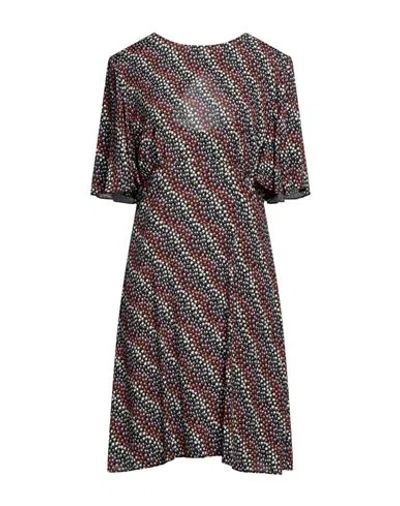 Ps By Paul Smith Ps Paul Smith Woman Mini Dress Black Size 2 Viscose In Multi
