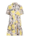 Ps By Paul Smith Ps Paul Smith Woman Mini Dress Blush Size 6 Organic Cotton In Yellow
