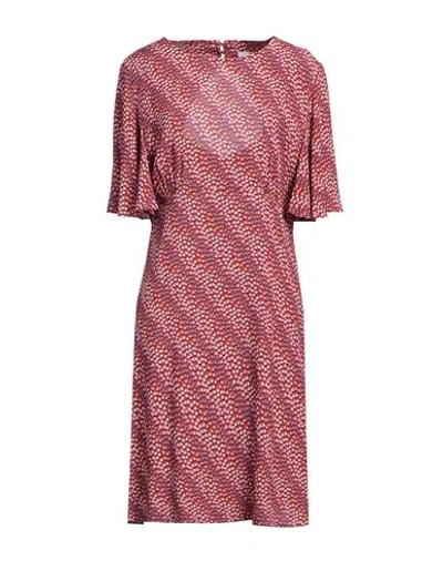 Ps By Paul Smith Ps Paul Smith Woman Mini Dress Red Size 10 Viscose
