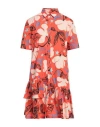 Ps By Paul Smith Ps Paul Smith Woman Mini Dress Tomato Red Size 6 Organic Cotton