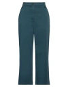 Ps By Paul Smith Ps Paul Smith Woman Pants Deep Teal Size 10 Organic Cotton, Cotton, Lycra