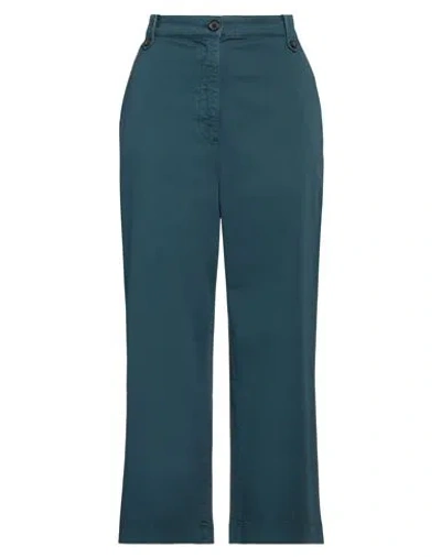 Ps By Paul Smith Ps Paul Smith Woman Pants Deep Teal Size 10 Organic Cotton, Cotton, Lycra