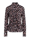 Ps By Paul Smith Ps Paul Smith Woman Shirt Midnight Blue Size 8 Viscose In Blue