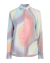 Ps By Paul Smith Ps Paul Smith Woman Shirt Sky Blue Size 12 Viscose In Blue