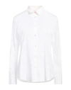Ps By Paul Smith Ps Paul Smith Woman Shirt White Size 6 Organic Cotton, Elastane