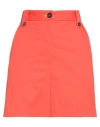 Ps By Paul Smith Ps Paul Smith Woman Shorts & Bermuda Shorts Orange Size 4 Cotton, Elastane