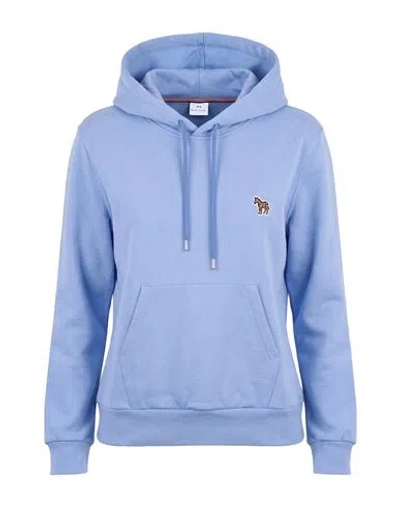 Ps By Paul Smith Ps Paul Smith Woman Sweatshirt Sky Blue Size M Cotton