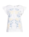 Ps By Paul Smith Ps Paul Smith Woman Top White Size 6 Organic Cotton, Elastane In White