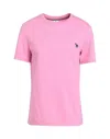 Ps By Paul Smith Zebra Logo T-shir In Pink