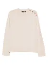 Ps By Paul Smith Ps Paul Smith Beige Polyester Wool Sweaters In Pink