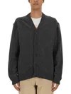 Ps By Paul Smith Ps Paul Smith Relaxed Fit Merino Wool Cardigan In Gray