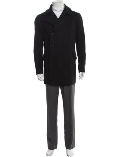 Pre-owned Ps By Paul Smith Ps Paul Smith Wool Peacoat In Black
