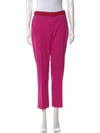 Pre-owned Ps By Paul Smith Ps Paul Smith Wool Straight Leg Pants In Pink