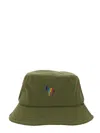PS BY PAUL SMITH PS PAUL SMITH ZEBRA EMBROIDERED BUCKET HAT
